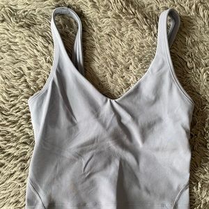 Brand new. Built in bra. Work out Lululemon align tank top. New but without tag.